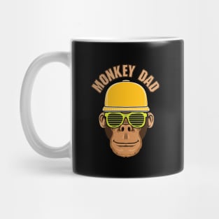 Monkey Dad Funny Novelty Mug